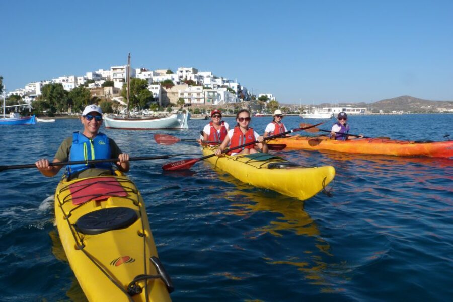 Milos: Sea Kayaking Trip at Sunset with Snack - Detailed Breakdown of the Itinerary