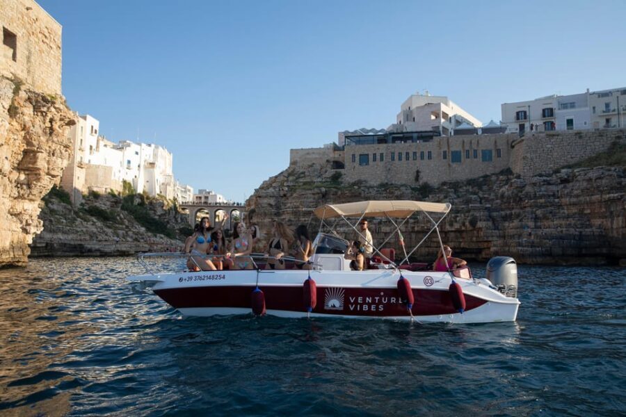 Monopoli: Private Boat Tour with Aperitif and Champagne - The Experience Onboard