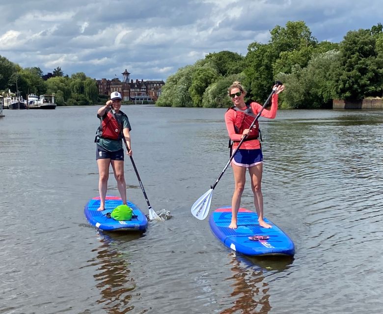 Paddleboard Experience on the beautiful Thames at Richmond - What the Paddling Itself Looks Like