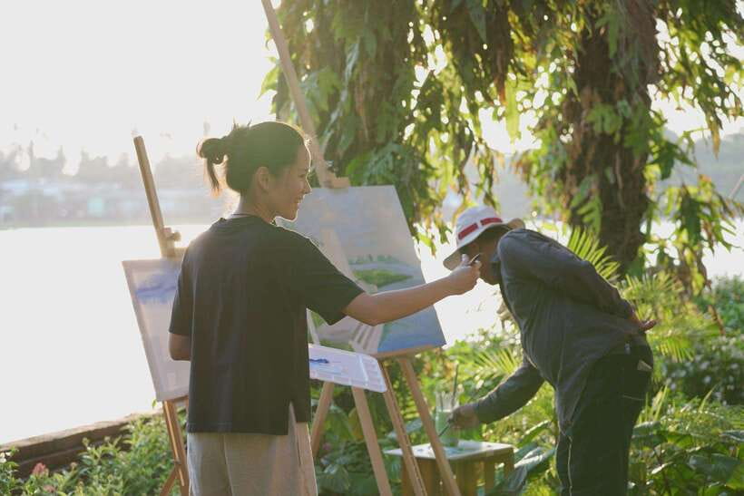 Painting by the River - Kalanan Riverside Resort - Location and Setting