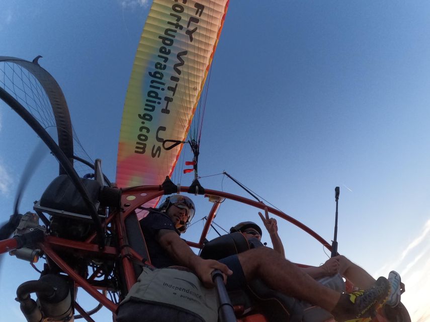 Paramotor Flight over Corfu's West Coast - Key Points