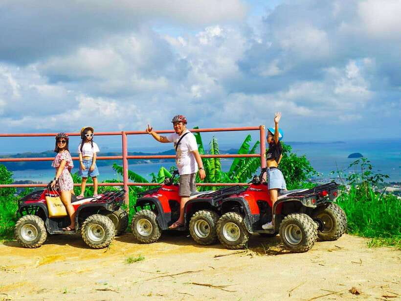 Phuket : Ride ATV Adventures ,Zipline & Viewpoint Panoramic - Itinerary Highlights