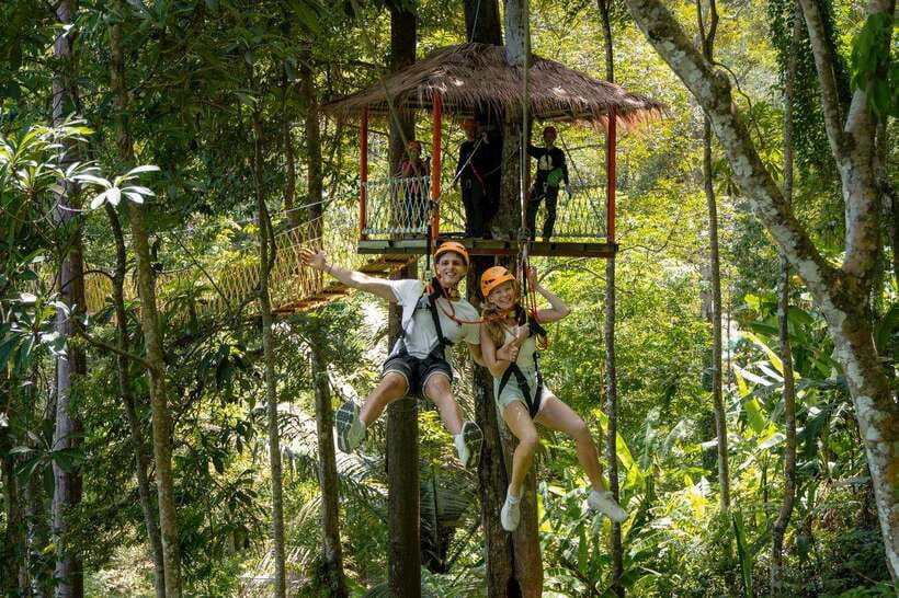 Phuket : Zipline+ATV By Erawan Patong Seaview Zipline - Highlights of the Zipline and ATV Tour