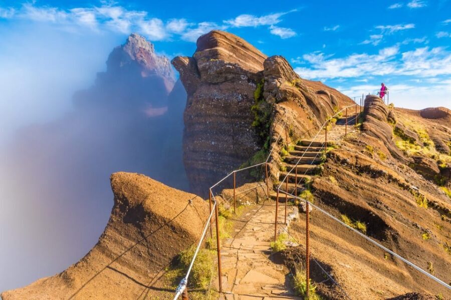 Pico Areeiro to Pico Ruivo Madeira Island Walk - The Summit at Pico Ruivo
