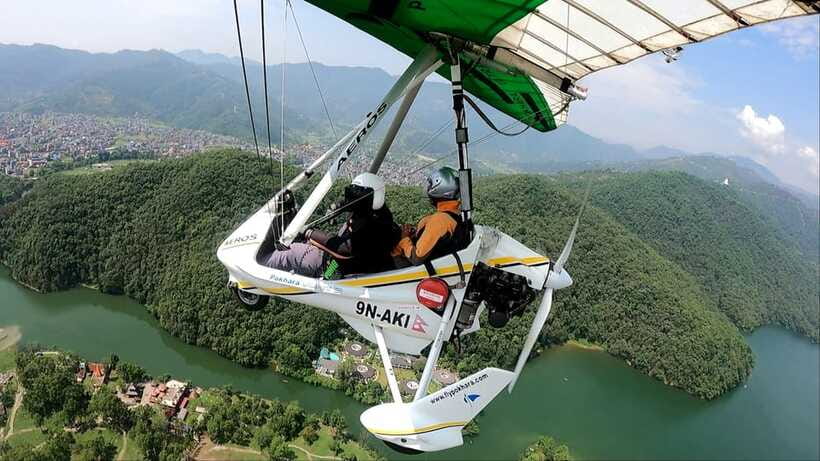 Pokhara Ultralight: AIR TREKK of the Himalayas (90 minutes) - An Overview of the Experience