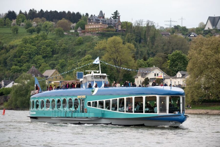 RhineRiverBoatTour from Bonn to Königswinter with Live Guide - The Scenic Route Between Bonn and Königswinter