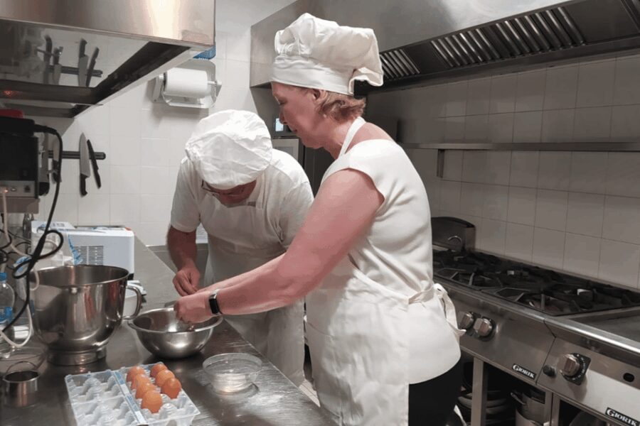Rome Cooking: Gelato & Tiramisu With Savoiardi Baking Class - Hands-on Tiramisu Making