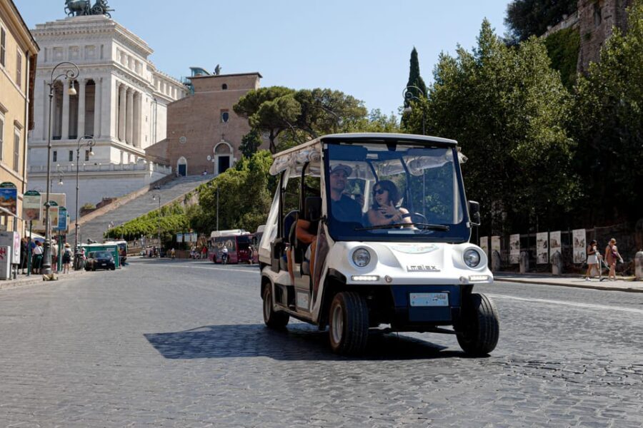 Rome: Private Customizable 3-Hour Golf Cart City Tour - The Itinerary: What You’ll See and Do