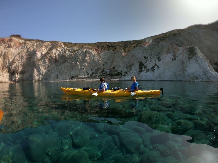 Santorini: Sea Caves Kayak Trip with Snorkeling and Picnic - What Travelers Love
