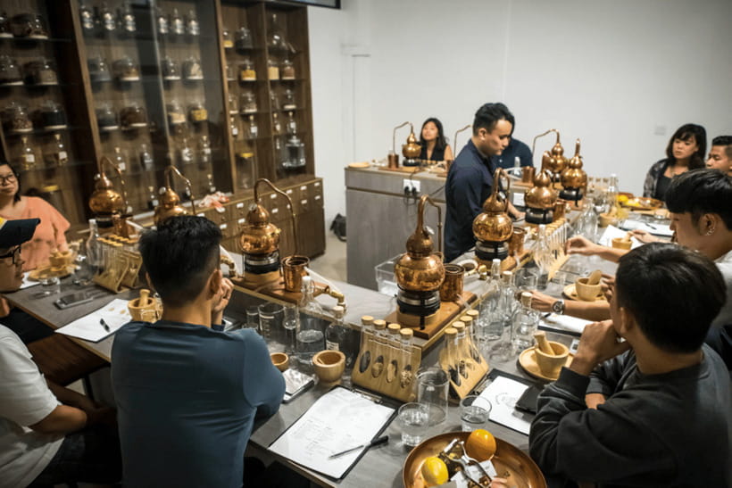 Singapore : Brass Lion Gin School Ticket - Engaging the Senses: Botanicals, Garden, and Lab