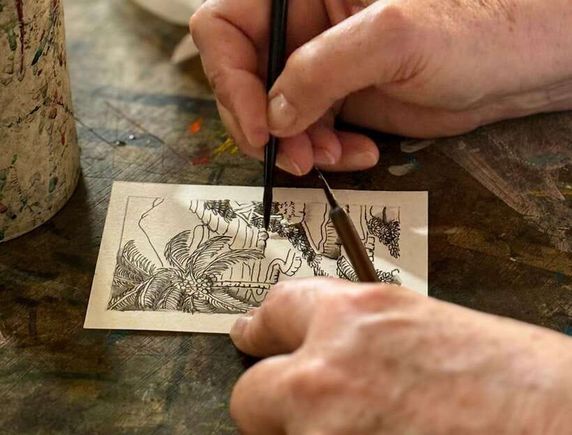 Threads of Tradition Miniature Keliki Painting Workshops - A Deep Dive into the Keliki Painting Workshop