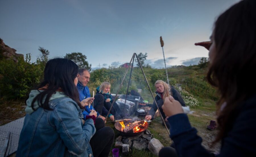 Tromsø: Midnight Sun with Campfire in the wilderness - Authenticity and Value
