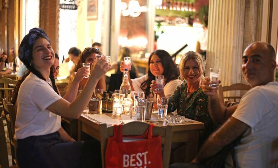 Twilight Athens Tour inc. rooftops, tastings & 3 drinks - Itinerary Breakdown