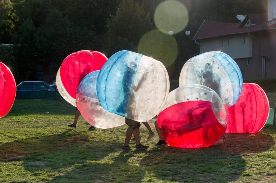 Warsaw: Private Bubble Football Game - The Experience Provider: XperiencePoland