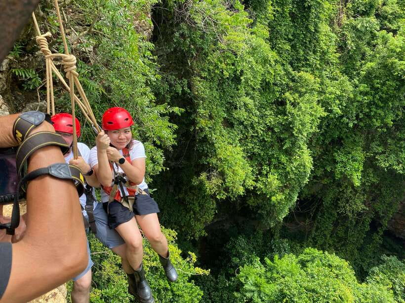 Yogyakarta: Merapi Jeep Sunrise and Jomblang Cave Tour - Descending into Jomblang Cave: An Underground Marvel