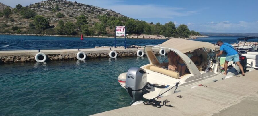 Zadar: Long Island full day tour - First Stop: Veli Rat Lighthouse and Coastal Views
