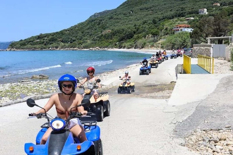 Agios Gordios: Corfu ATV Quad Tour with Lunch at Pink Palace - Detailed Breakdown of the Itinerary