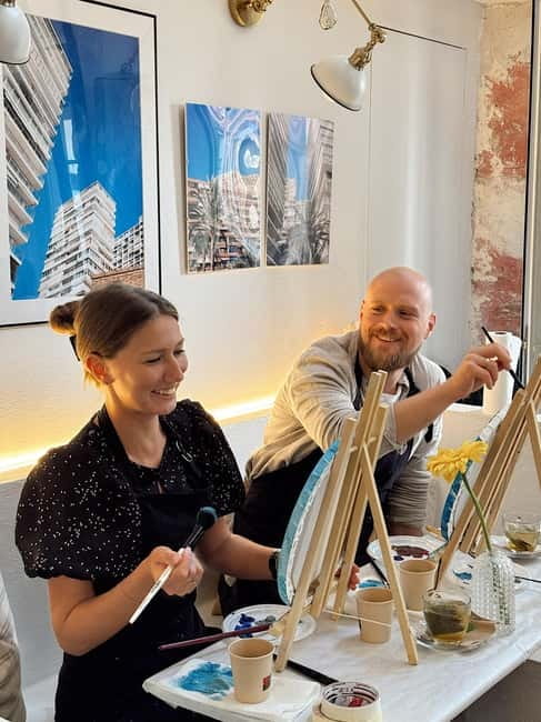 Alicante: Private Art Experience for Couples  Paint & Sip - Deep Dive into the Itinerary and Experience