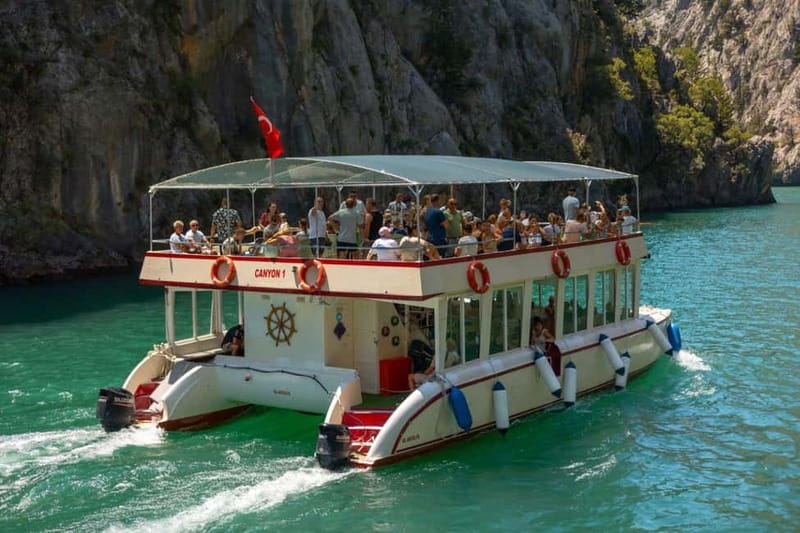 Antalya/Alanya:Green Canyon, Manavgat Waterfall W/Boat&Lunch - The Fishing Experience  