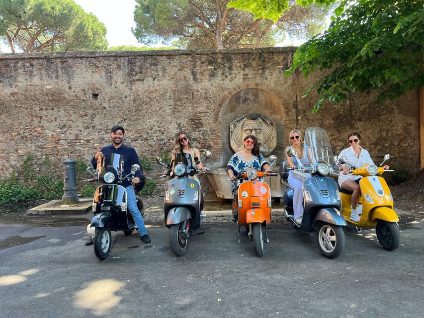Any Time Rome: Vespa Tour - Key Points