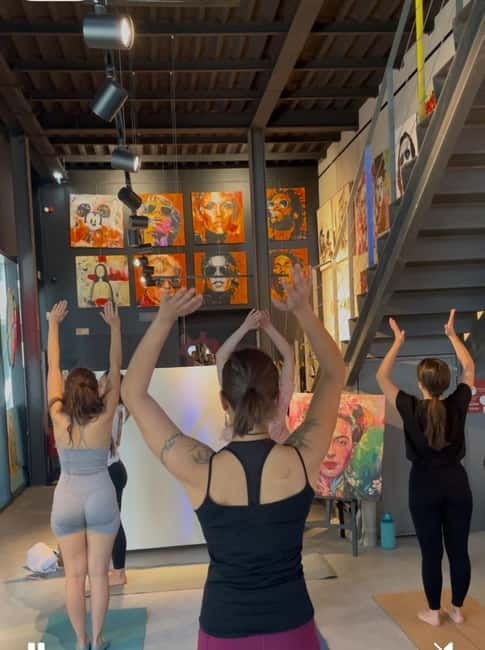 Art&Yoga + Cheese&Wine - The Yoga Component: Calm, Connection, and Creativity