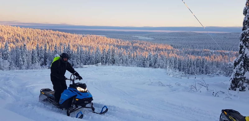 Arvidsjaur: 2-hour snowmobile tour in Swedish Lapland - The Route and Scenery