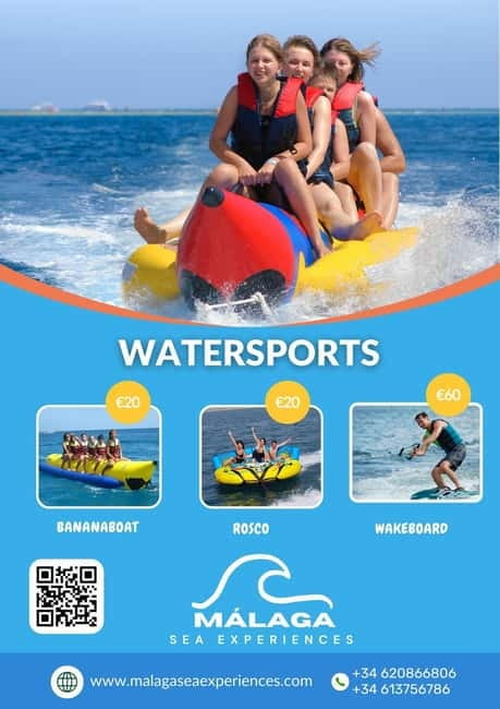Banana boat in Malaga city, Playa del Palo - What Is the Banana Boat Experience?