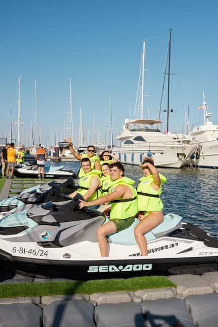 Barcelona: Jet ski rental without a license - The nitty-gritty: itinerary and logistics