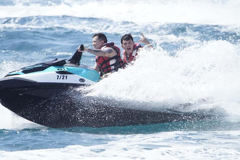 Barcelona: Jetski No Licence Tour Hotel W - Photos included - The Sum Up