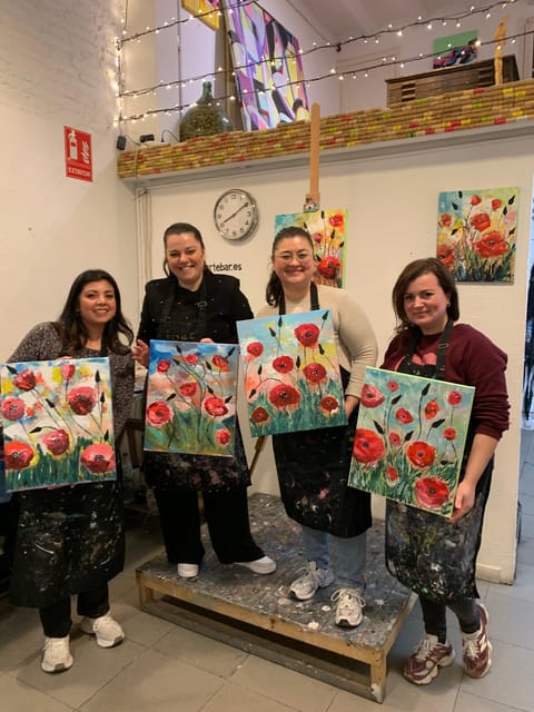 Barcelona: Learn to paint, sip wine, enjoy snacks & music - Practical Details: What You Need to Know