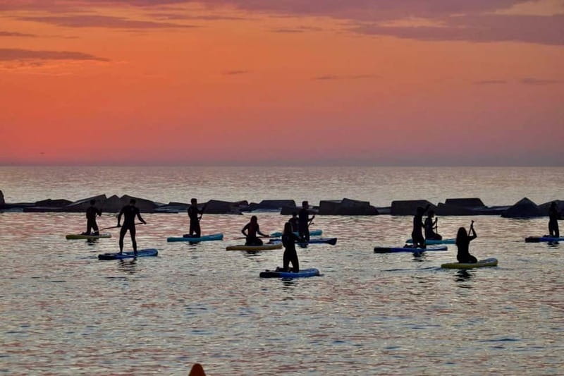 Barcelona: Paddleboard at sunrise. Inc.: teacher, photos/videos, material, equipment. - Why Choose This Sunrise Paddleboard Tour?