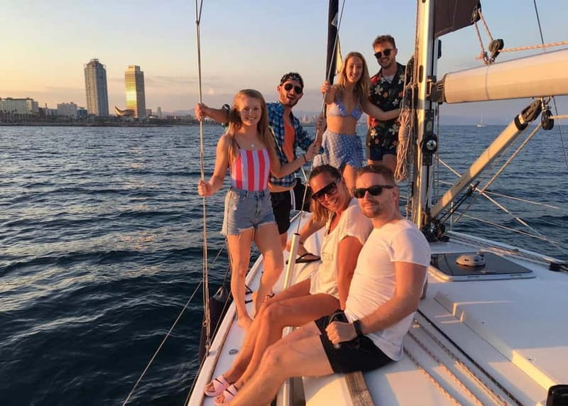 Barcelona: Sunset Sailboat Cruise with Open Bar and Snacks - What to Expect from the Barcelona Sunset Sailboat Cruise