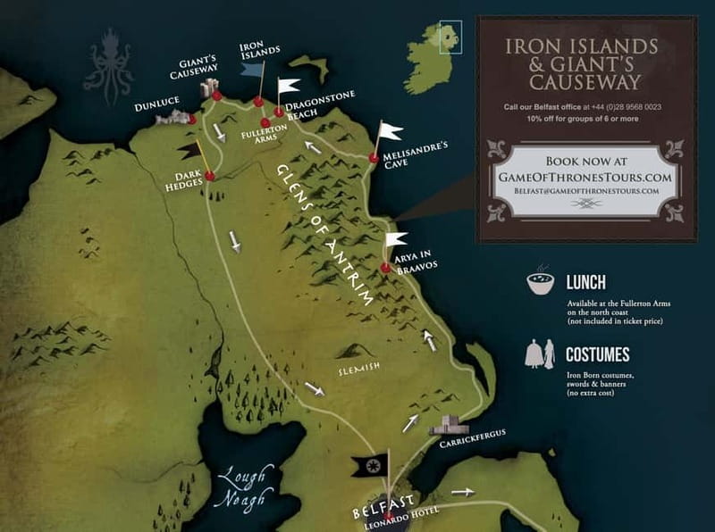 Belfast: Game of Thrones - Iron Islands & Giant's Causeway - The Practical Side