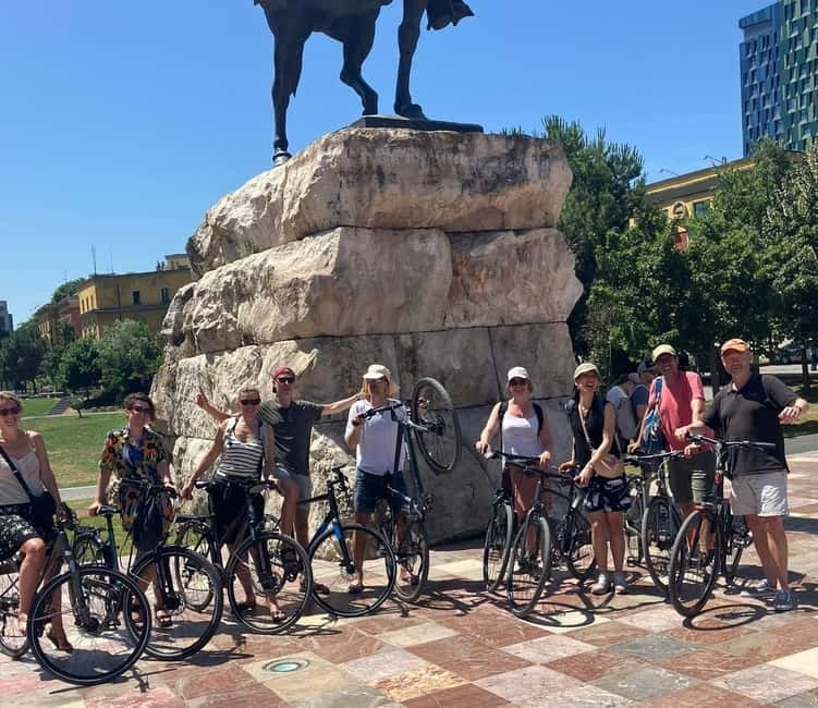Bike Tour Tirana - 3 Times a Day - VisitAlbCom - An Authentic, Well-Organized Tour of Tirana