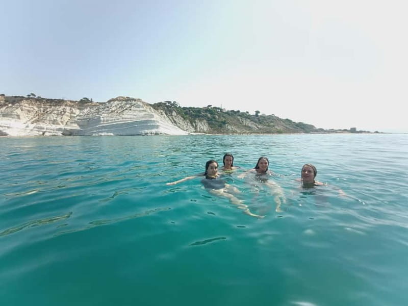 Boat tour of the Agrigento coast with licensed tour guide on board - The Stops in Detail  