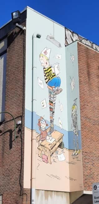 Brussels Walking tour Comic strip - Exploring Brussels Through Its Comic Murals