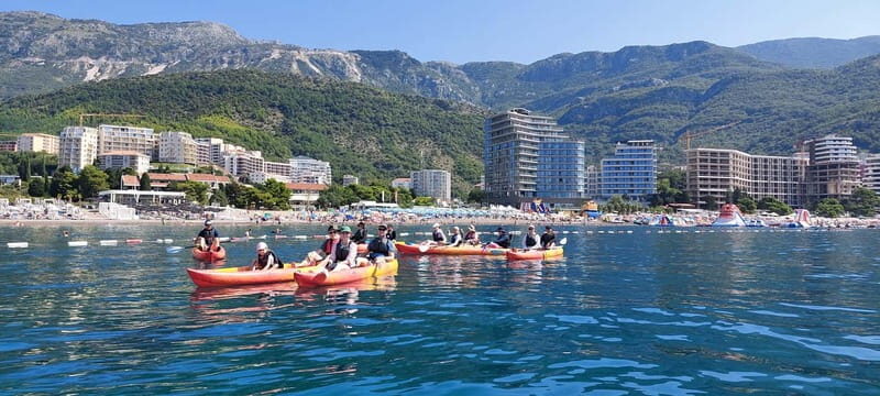 Budva: Becici Beach to Sveti Stefan Island Kayak Tour - What’s Included and What to Prepare