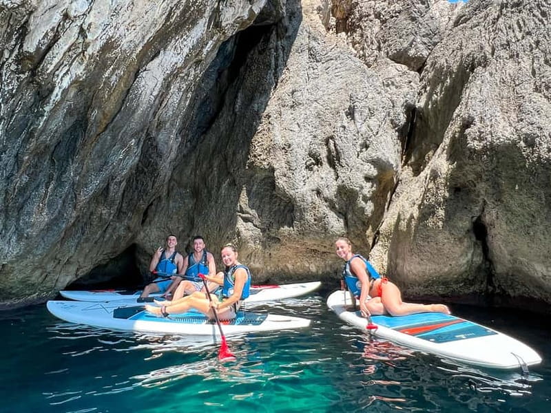 Capri: Caves and Beaches Paddle Board Tour. Photos included - What to Expect on the Day