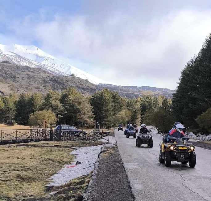 Catania Two-hour quad bike tour of Mount Etna with tour guide - A Scenic Break at the End