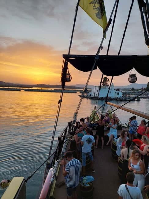 Corfu: 2hrs Sunset Cruise - Corfu town coastline & 2 islands - The Atmosphere Onboard