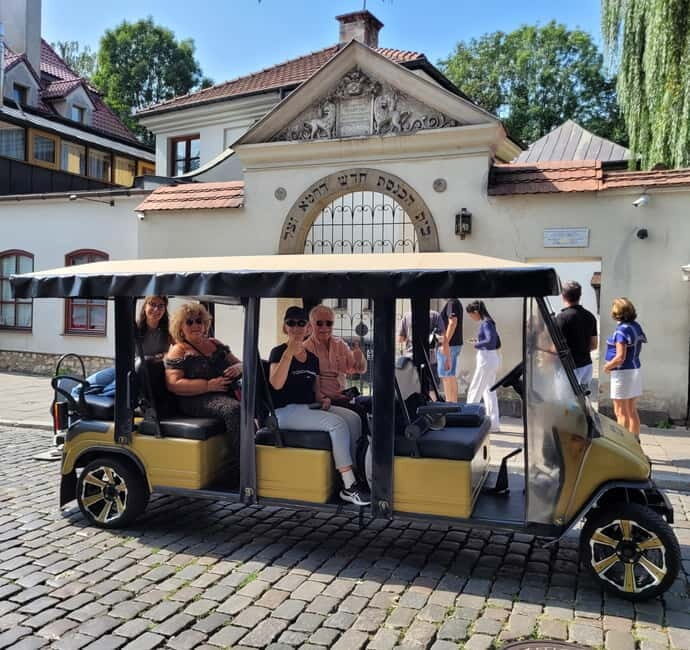 Cracow sightseeing tour by electric golf cart - The Itinerary in Detail