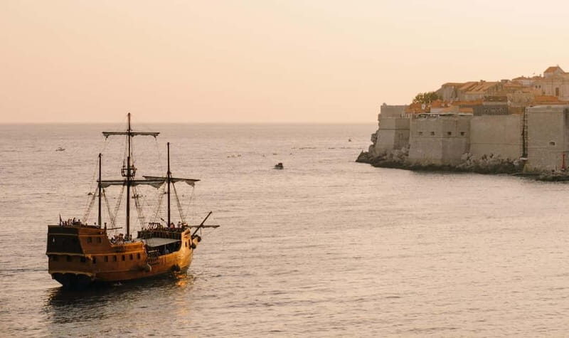 Dubrovnik: Galleon Sunset Cruise with a Live Guide & Drink - The Experience in Detail