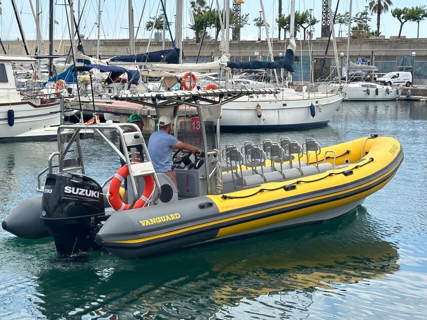 Enjoy Barcelona's Skyline on Board: Speedboat in Puerto Olimpico - Enjoy Barcelonas Skyline on Board: Speedboat in Puerto Olímpico