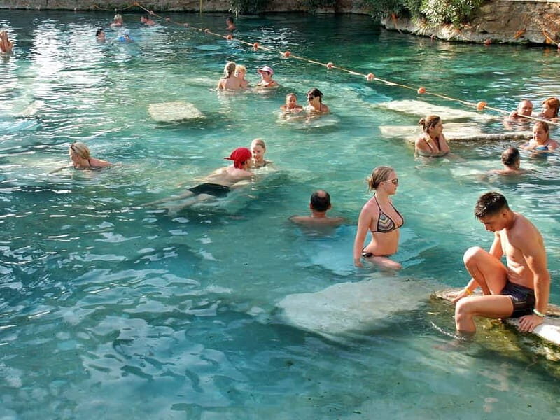 Fethiye: Pamukkale Day Trip w/Hot Air Balloon Ride - Exploring Pamukkale and Hierapolis