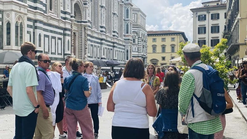 Florence Duomo Square Guided Walking Tour with Entry Tickets - The Experience in Practice