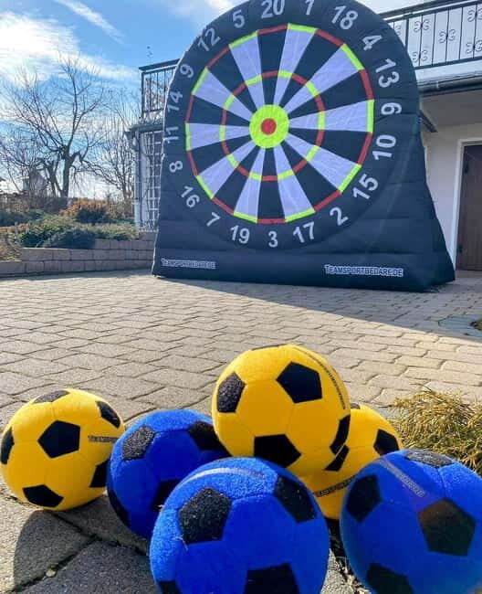 Football darts in Leipzig  the perfect fun for young and old alike. - The Experience: What to Expect