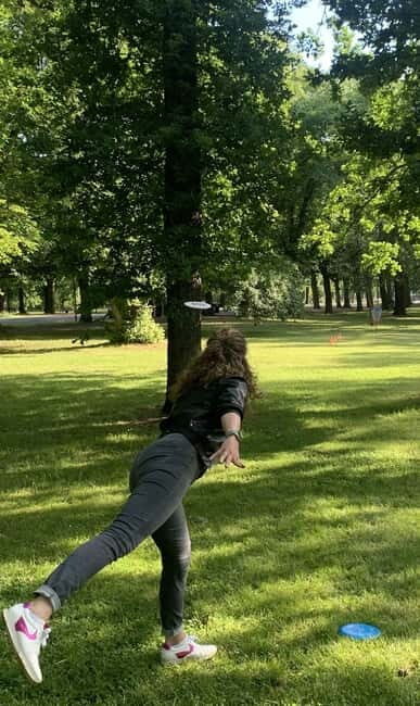 Frisbee golf / disc golf: Fun and games in a beautiful park in Leipzig - The Scenic Setting: Wilhelm-Külz-Park and the Battle Monument