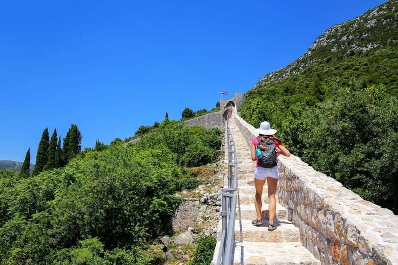 From Dubrovnik: Panorama Views, Ston Town and Saltworks - Exploring Ston: The Fortress and Its Walls