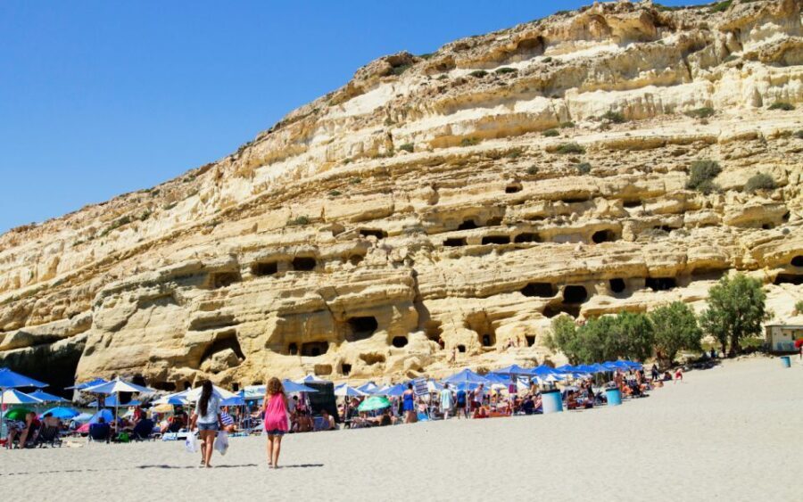 From Heraklion: A Relaxing Day Tour to Matala Hippie Beach - The Experience in Detail