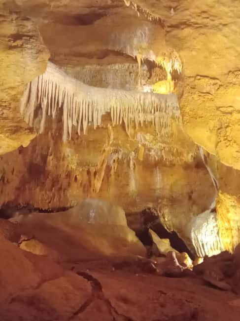 From Prague: Konprusy Caves and Bohemian Glassworks Tour - Exploring the Ancient Konprusy Caves